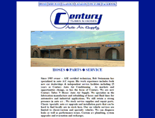Tablet Screenshot of centuryautoair.com